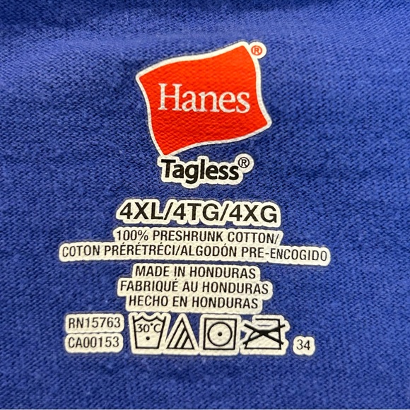 Men’s Blue “Defend the Sheep Hunt The Wolves” graphic T-shirt 4XL - Picture 5 of 7